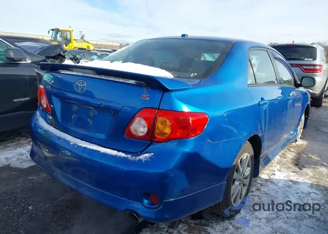 2009 Toyota Corolla S z USA, uszkodzony, nr VIN 2T1BU40E79C145605